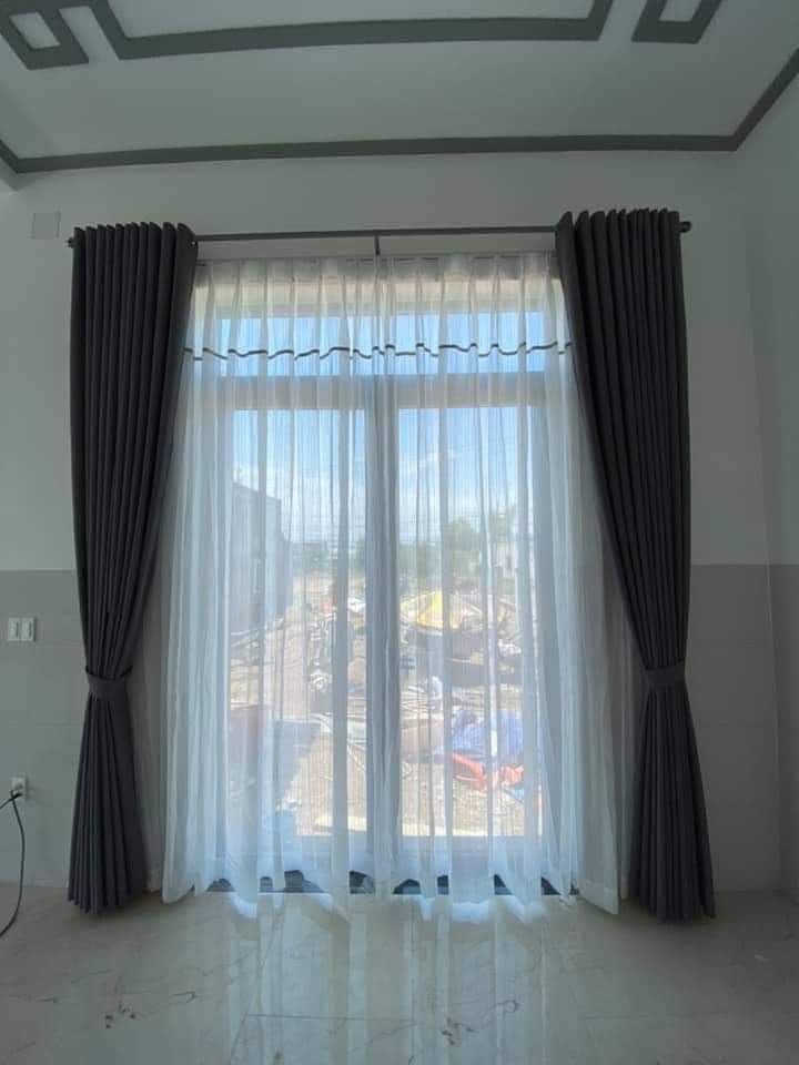 Rèm Cửa Phòng Khách Hai Lớp Giá Rẻ&nbsp;